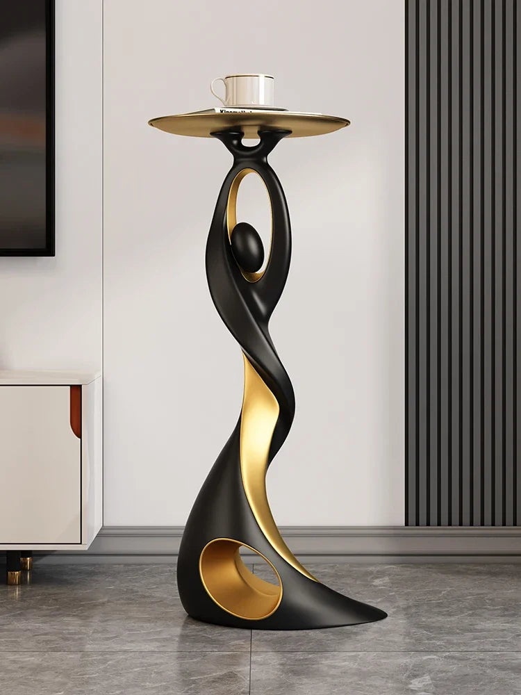 Abstract Sculptural Side Table