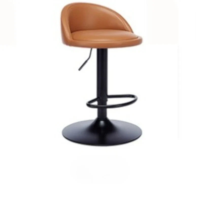 Vintage Swivel High Kitchen Island Counter Stools Chairs Velvet Padded Home Bar