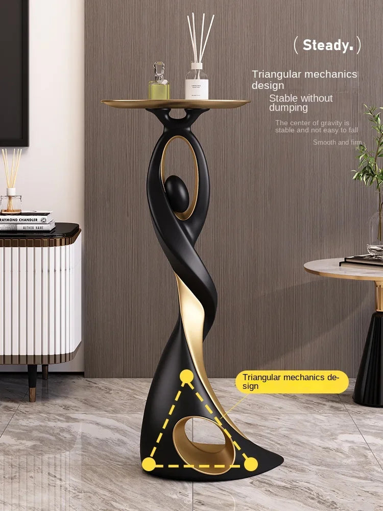 Abstract Sculptural Side Table
