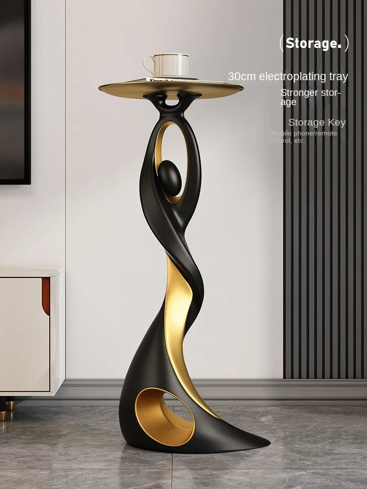 Abstract Sculptural Side Table