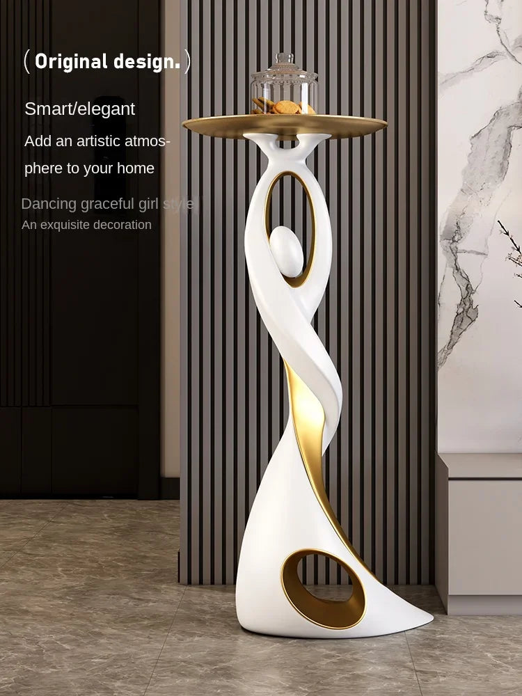 Abstract Sculptural Side Table
