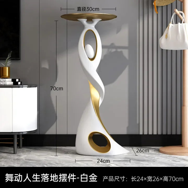 Abstract Sculptural Side Table