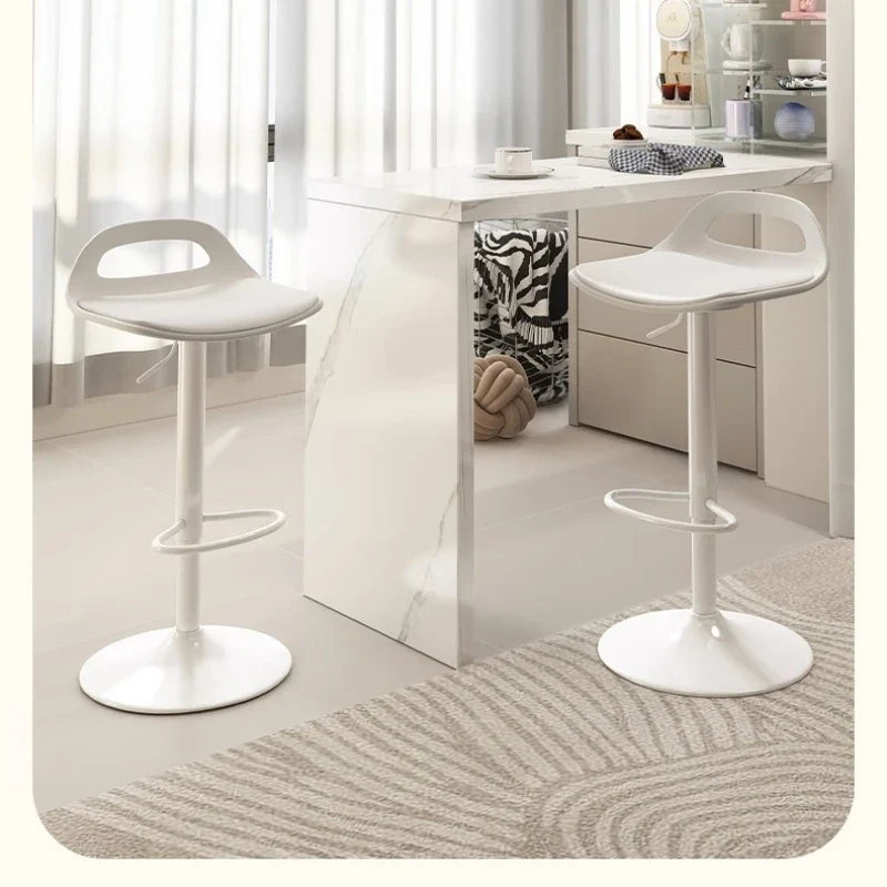 Adjustable Swivel Hydraulic Bar Stool Counter Stool Kitchen Bar Chair Backrest