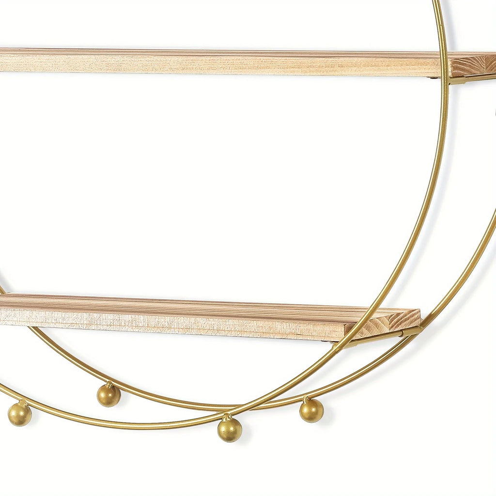 3-Tier Floating Wood Wall Shelf