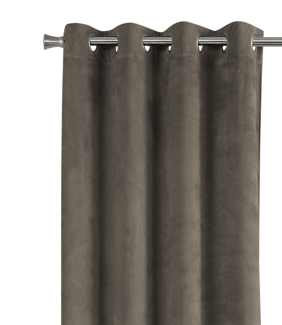 Contemporary Room-Darkening Grommet Curtain Panels — Set of 2