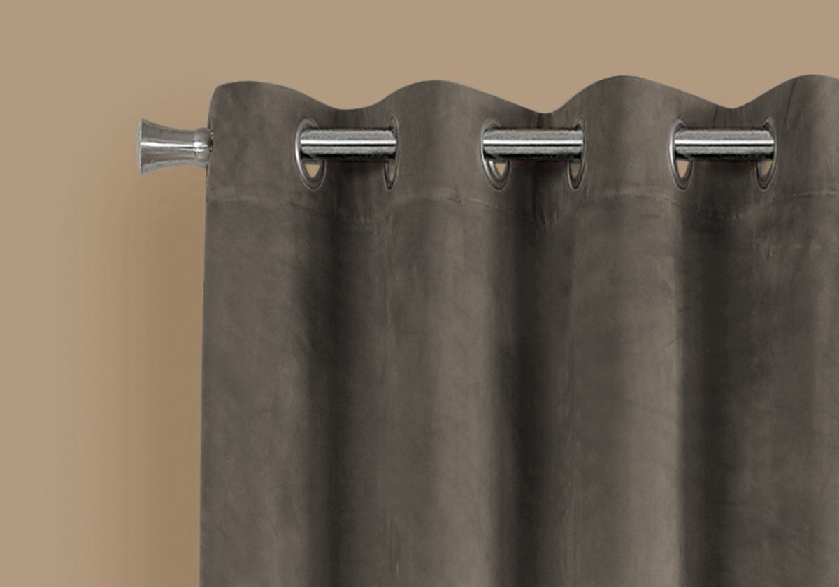 Contemporary Room-Darkening Grommet Curtain Panels — Set of 2