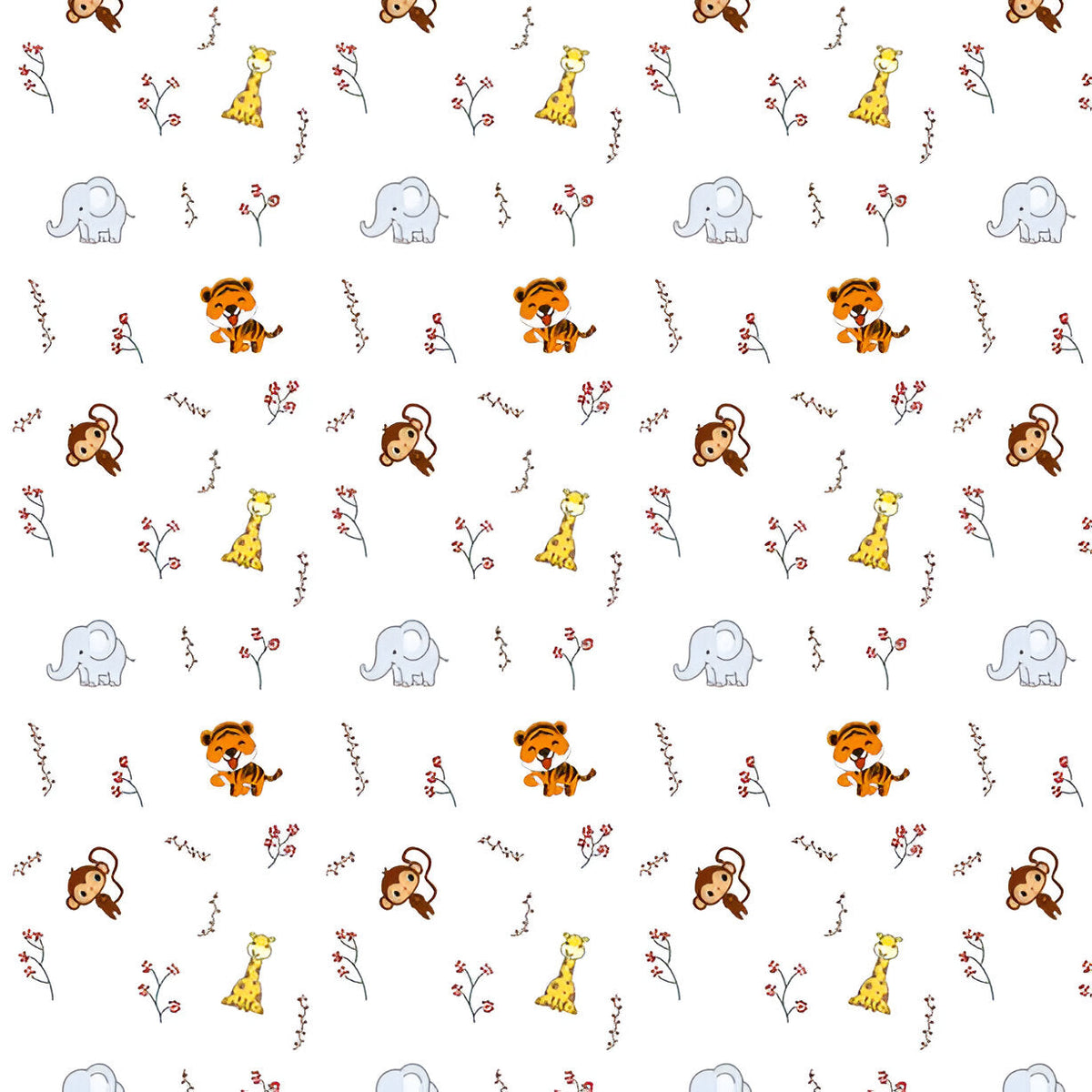 Animal-Themed Baby Room Curtain