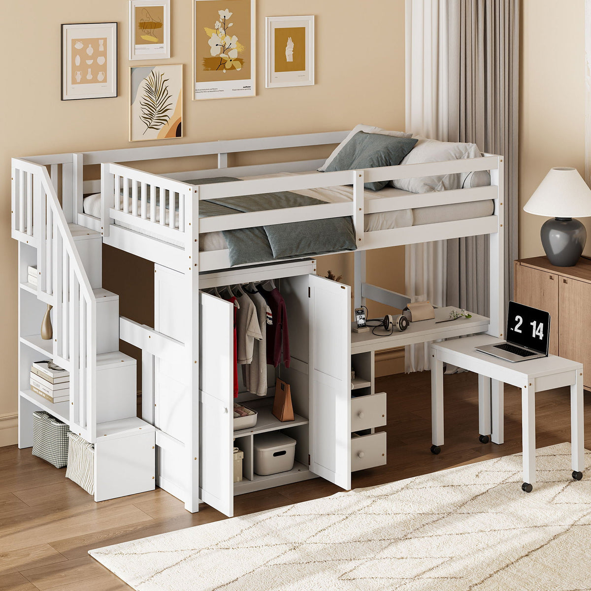Loft Bed With Stairs