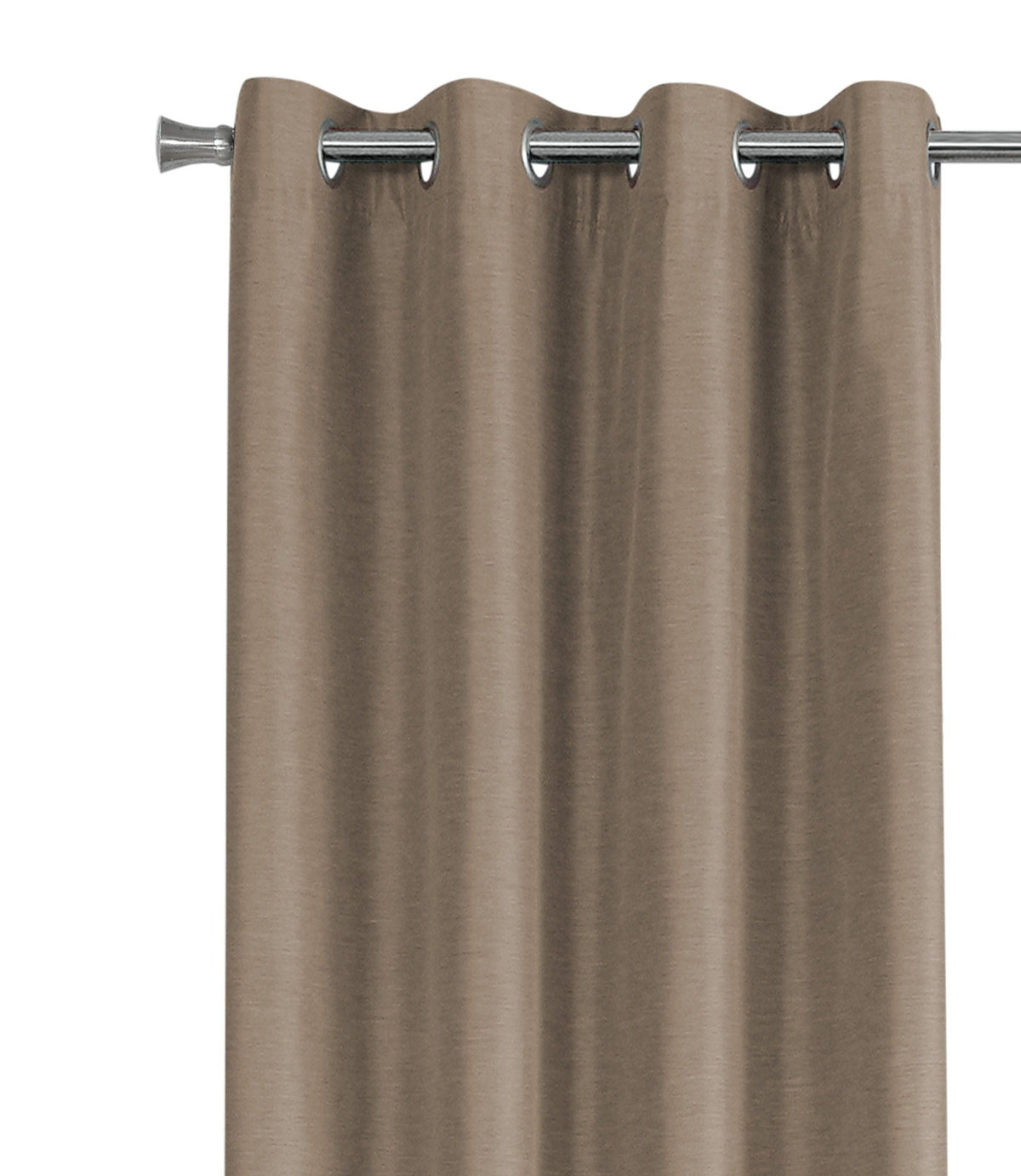 Contemporary Room-Darkening Grommet Curtain Panels — Set of 2
