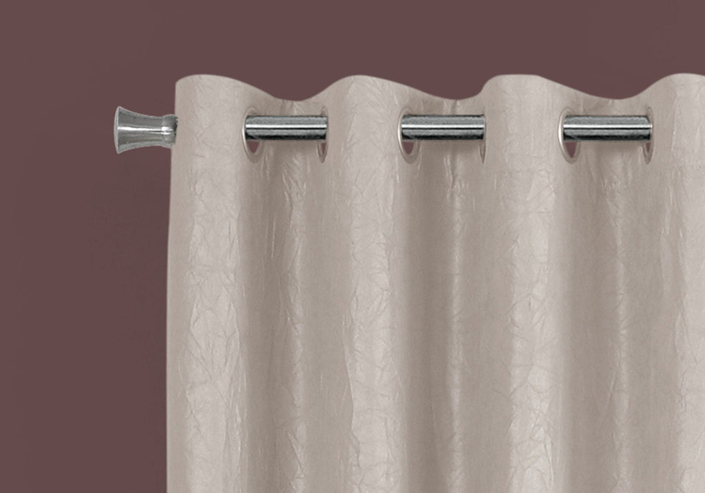Contemporary Room-Darkening Grommet Curtain Panels — Set of 2