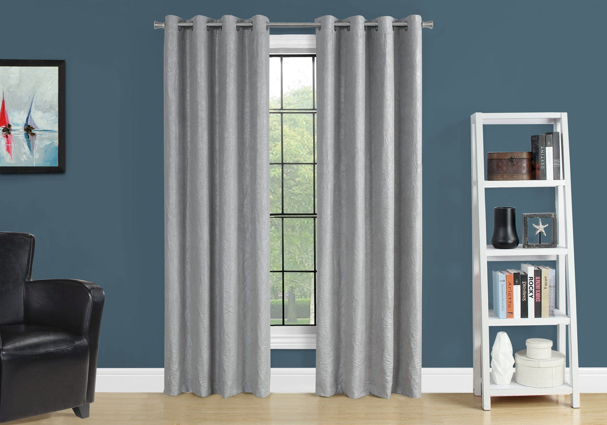 Room-Darkening Grommet Curtain Panels — Set of 2