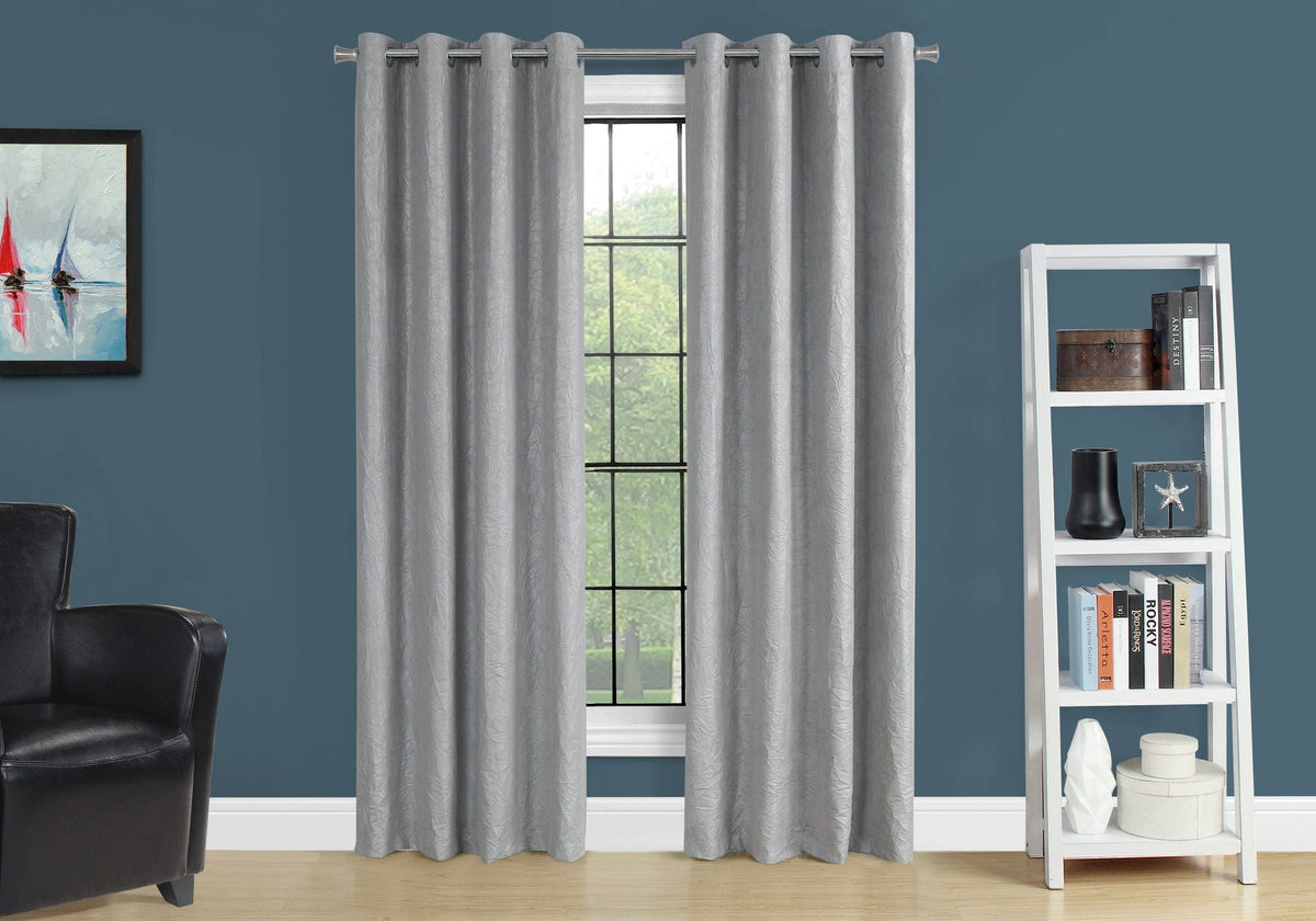 Room-Darkening Grommet Curtain Panels — Set of 2