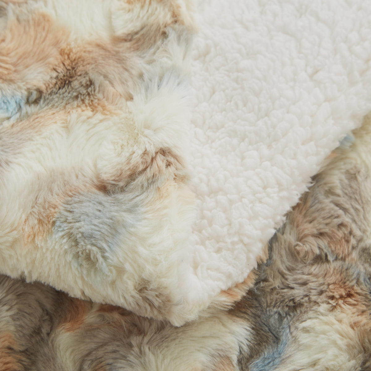 Russian Lynx Faux Fur Throw Blanket