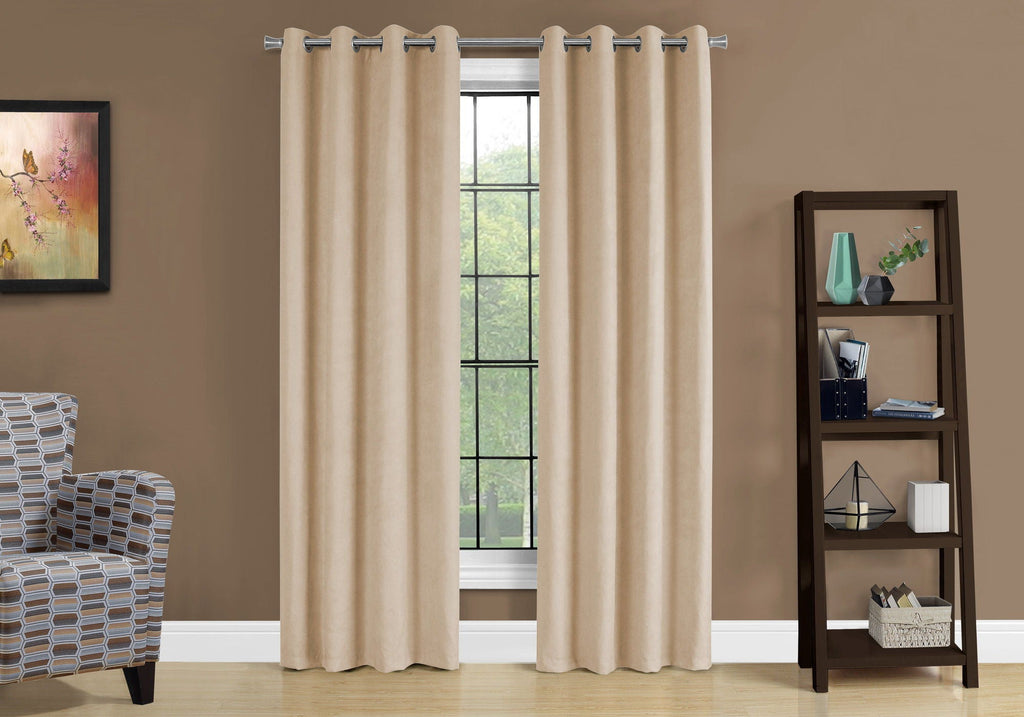 Room-Darkening Grommet Curtain Panels — Set of 2
