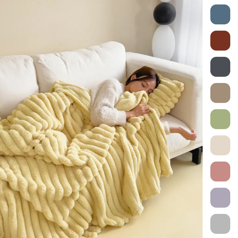 Bubble Velvet Throw Blanket