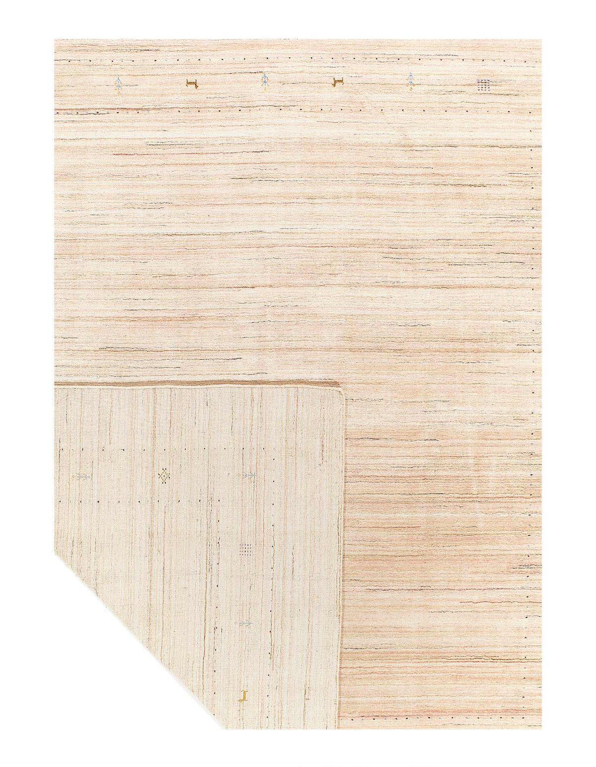 Canvello Hand-Knotted Modern Gabbeh Rug