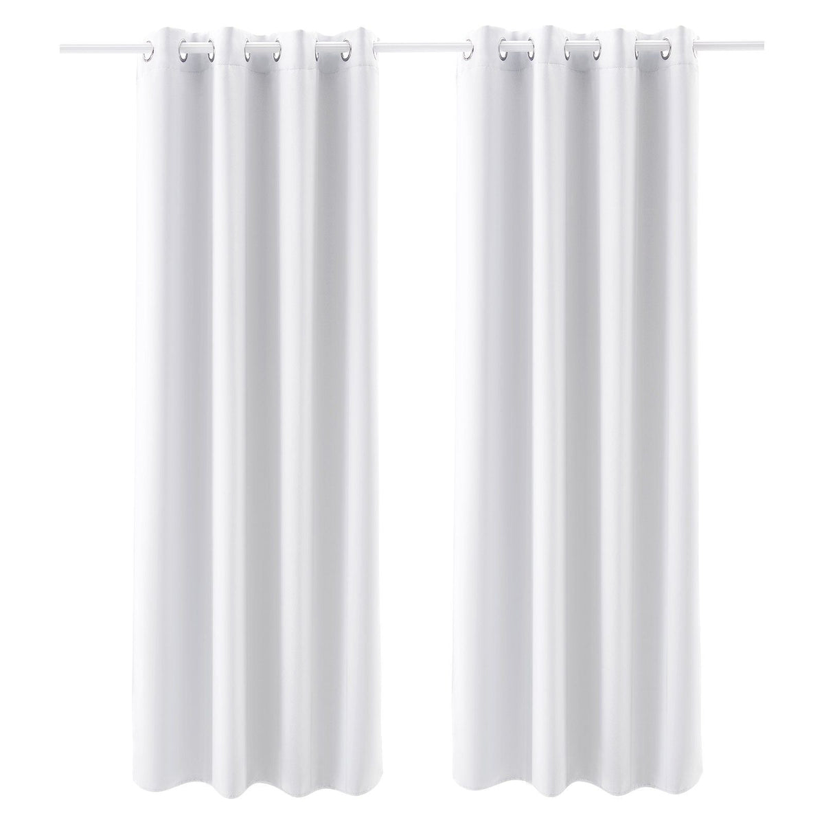 Thermal Blackout Grommet Curtains, Set of Two