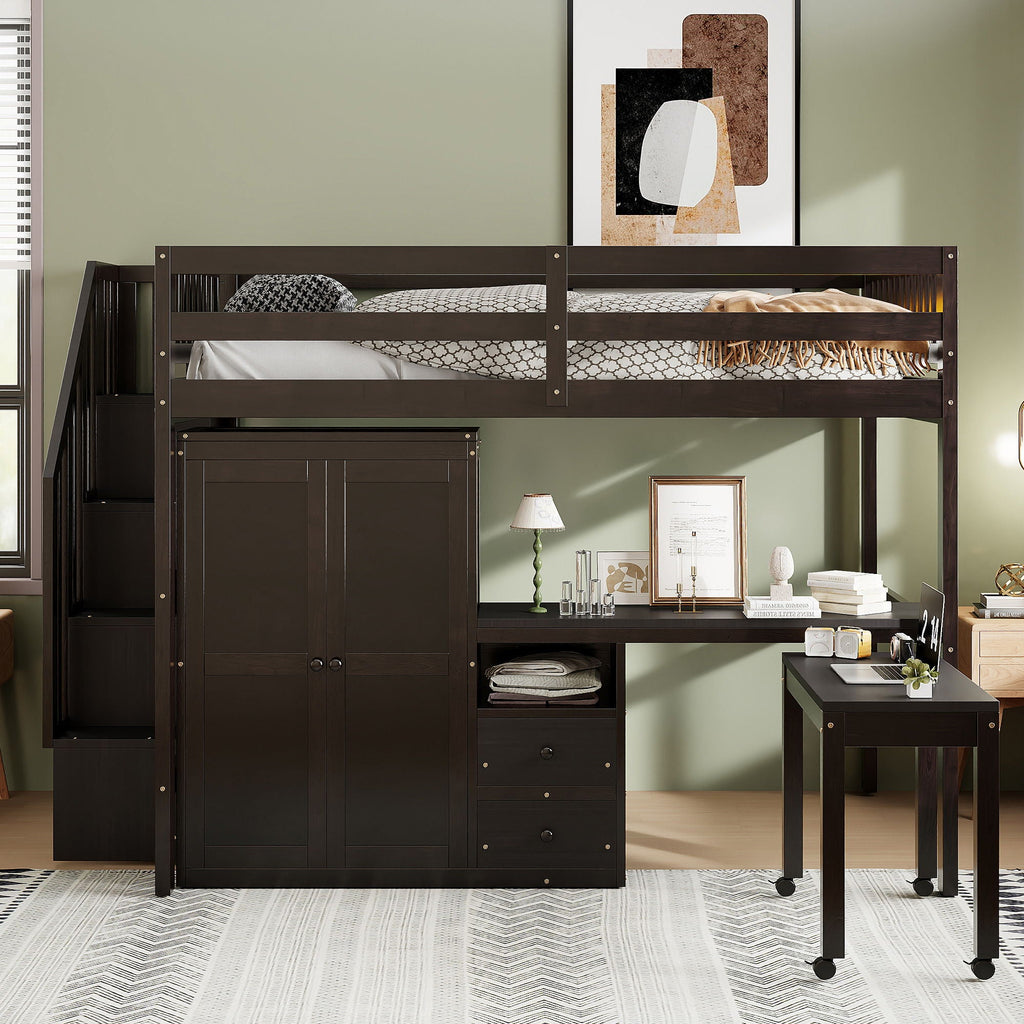Loft Bed With Stairs