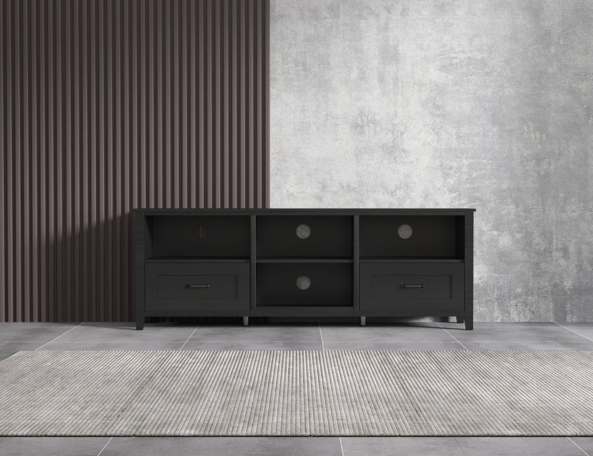Black TV Stand for Living Room or Bedroom