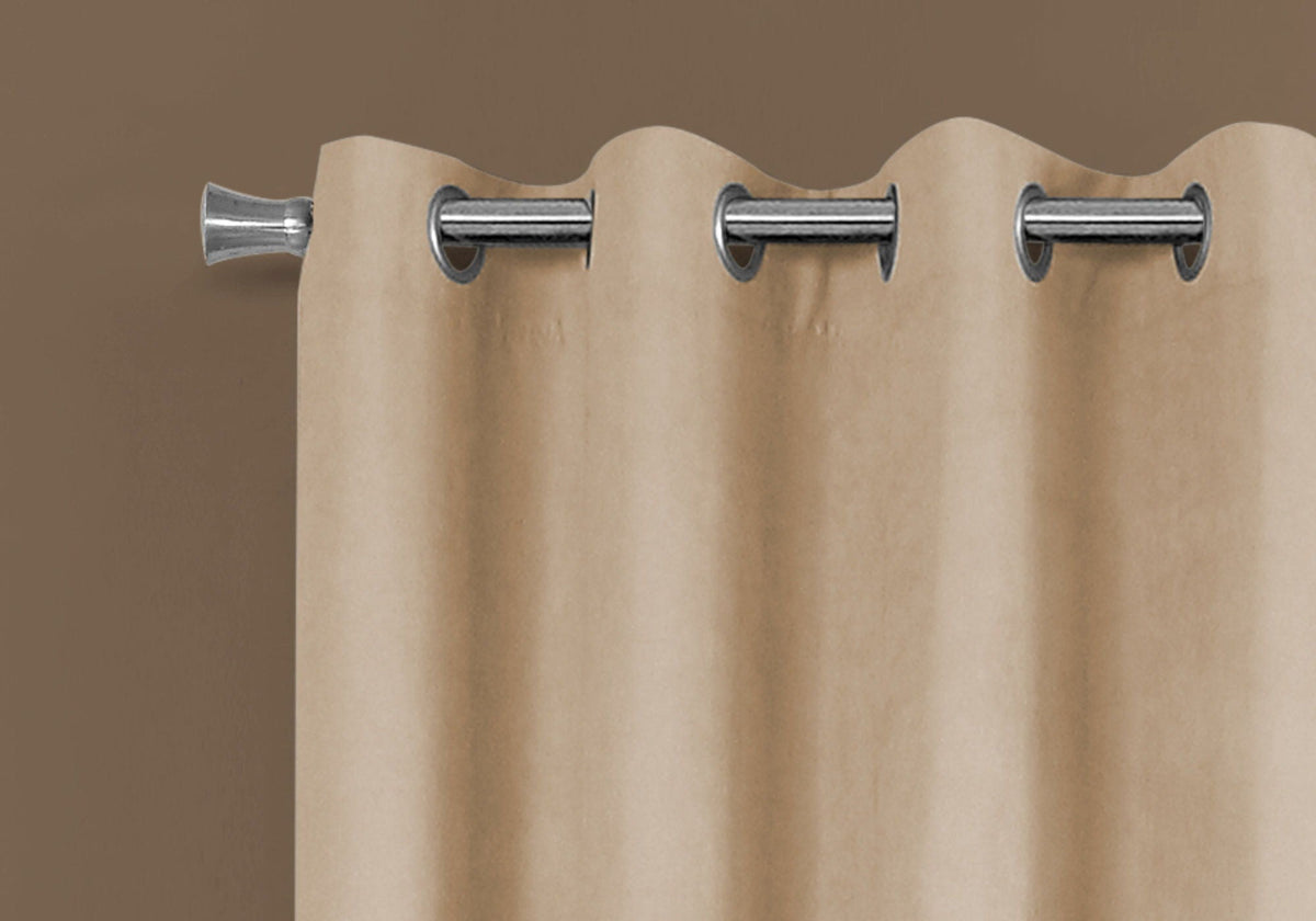 Room-Darkening Grommet Curtain Panels — Set of 2