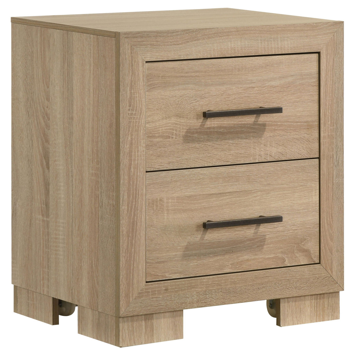 Arielle Light Oak Five-Piece Eastern King Bedroom Set