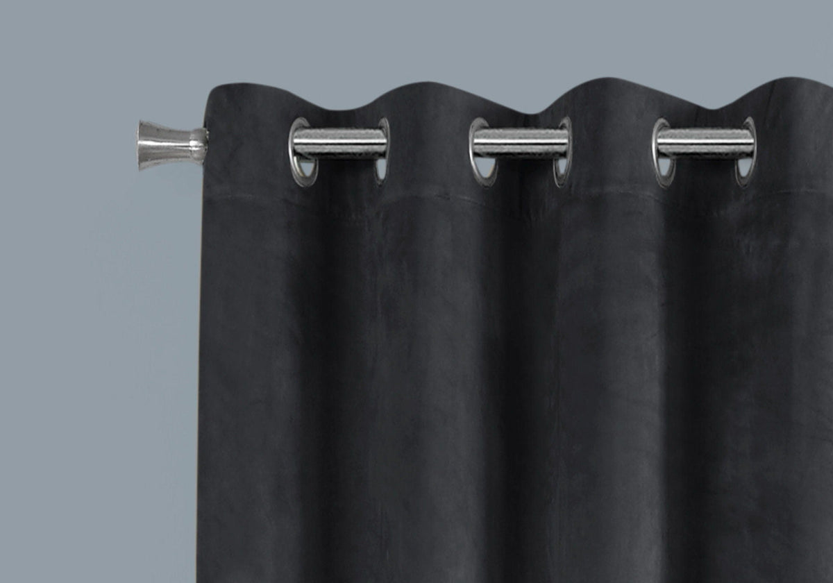 Contemporary Room-Darkening Grommet Curtain Panels — Set of 2