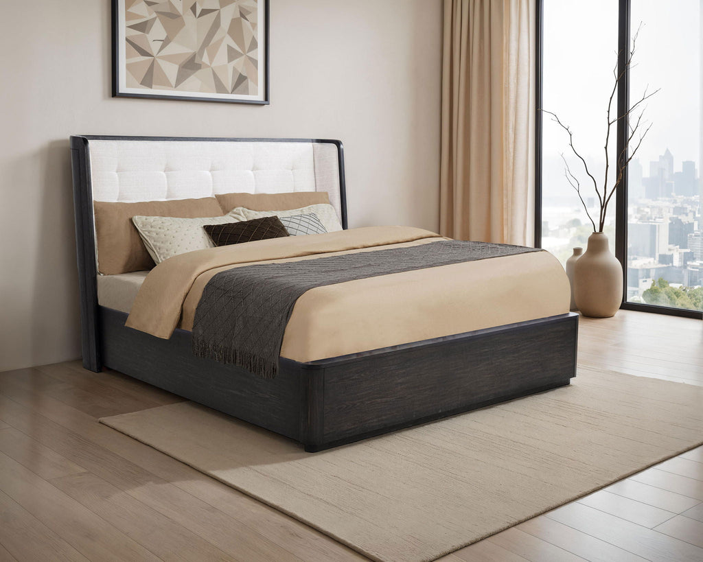Leandro California King Wingback Bed