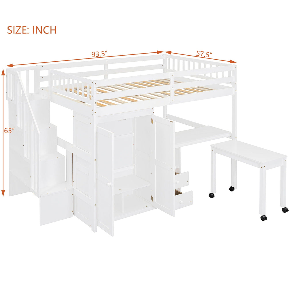 Loft Bed With Stairs
