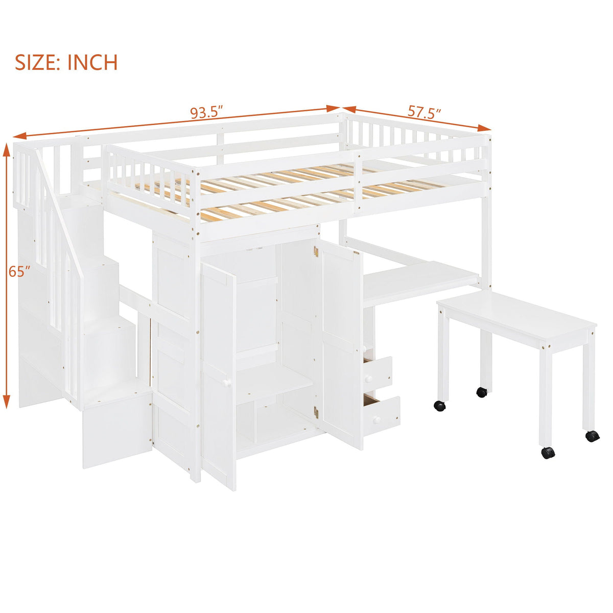 Loft Bed With Stairs