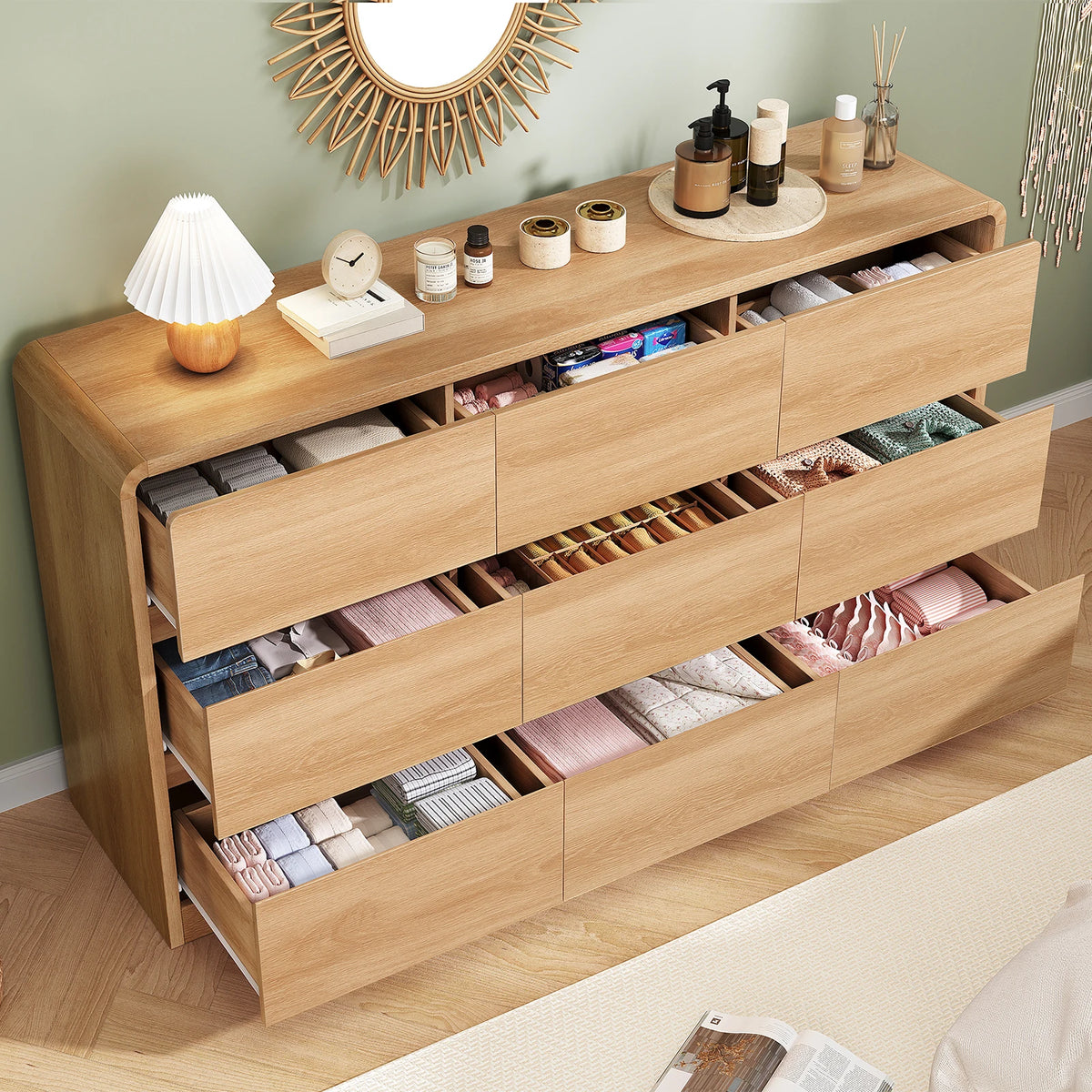 9 Drawer Dresser for Bedroom