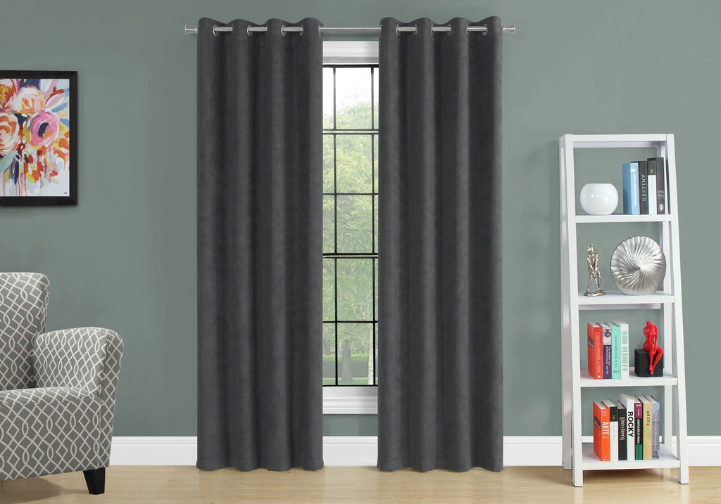 Room-Darkening Grommet Curtain Panels — Set of 2