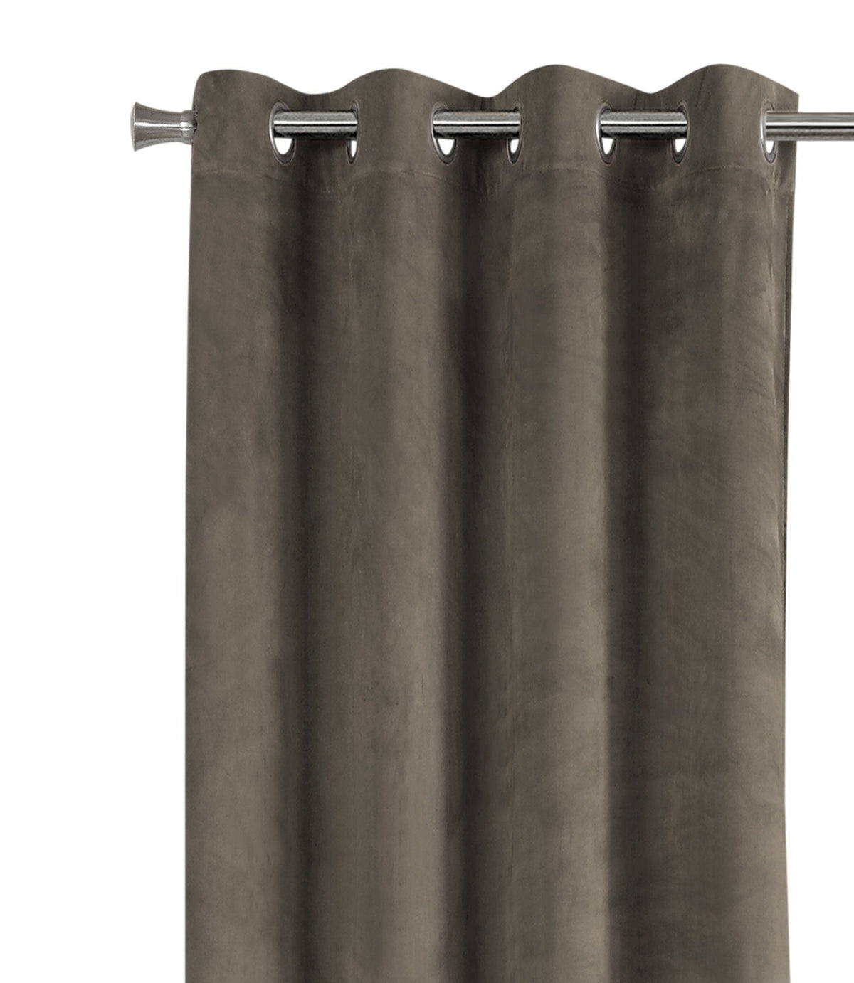 Contemporary Room-Darkening Grommet Curtain Panels — Set of 2