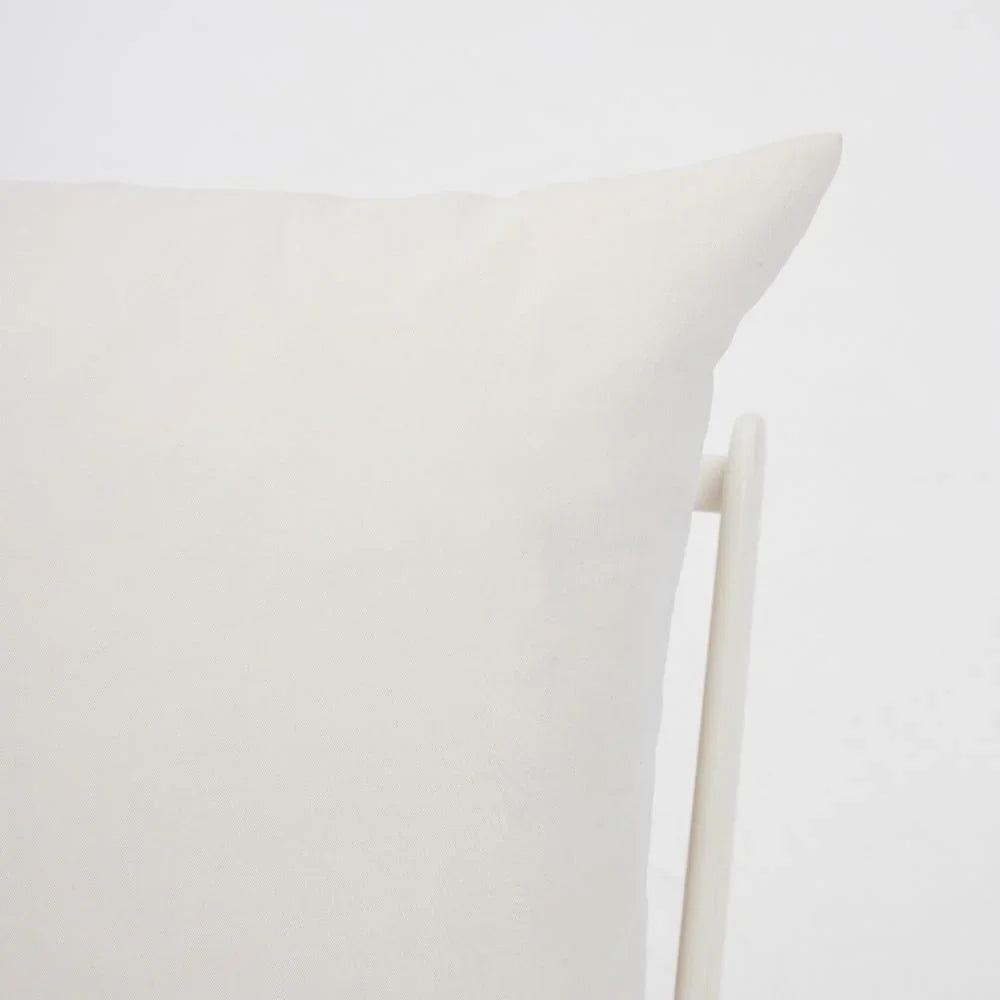 White Aluminum Garden Lounge Chair with Cushions