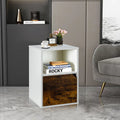 Open Storage Bedside Tables, Set of 2