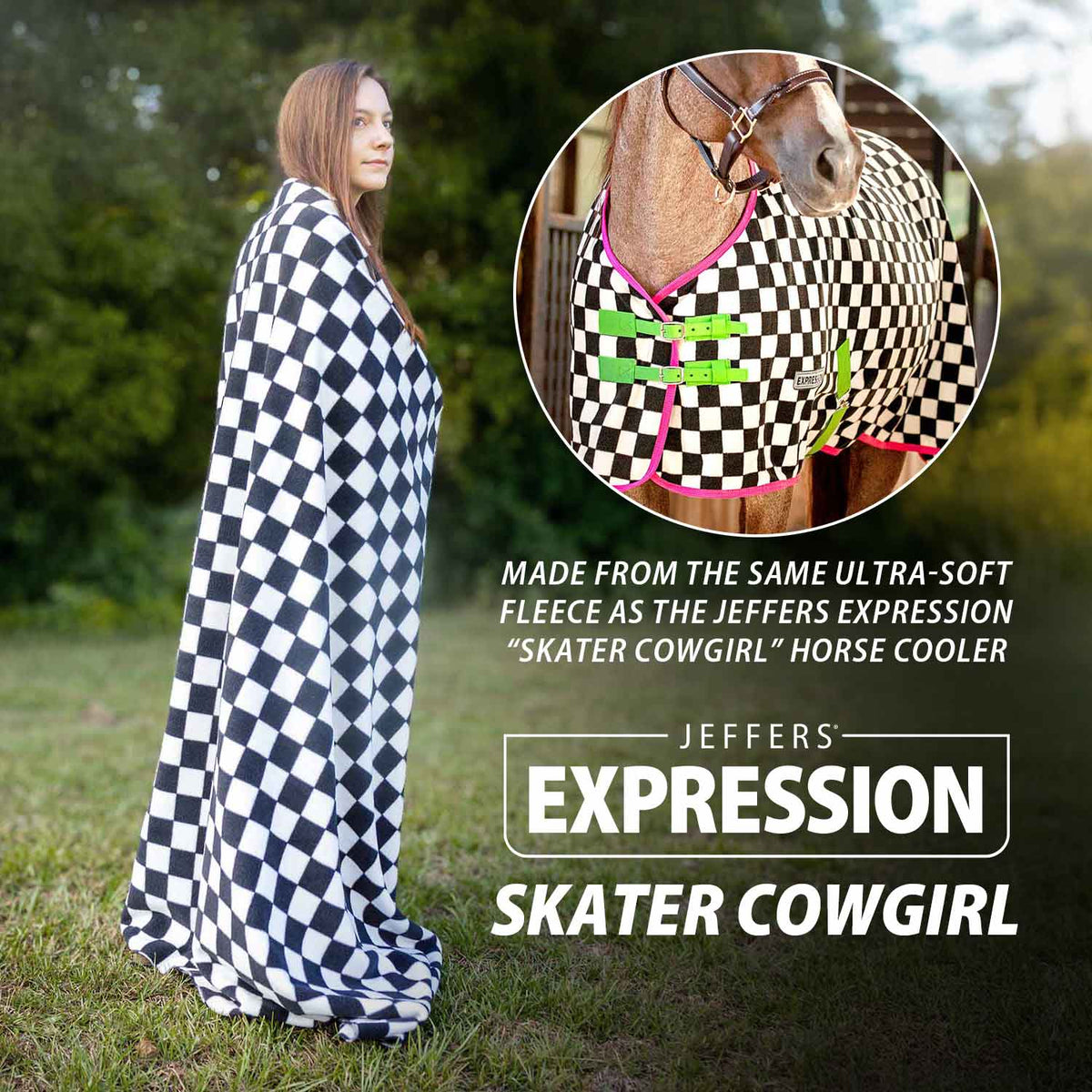 Expression Oversized Fleece Throw Blanket