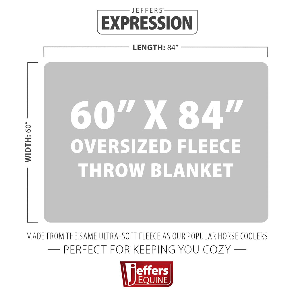 Expression Oversized Fleece Throw Blanket