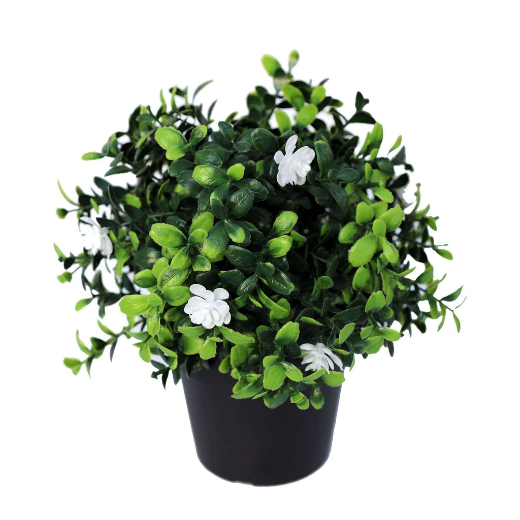 20cm UV-Resistant Faux Boxwood Plant